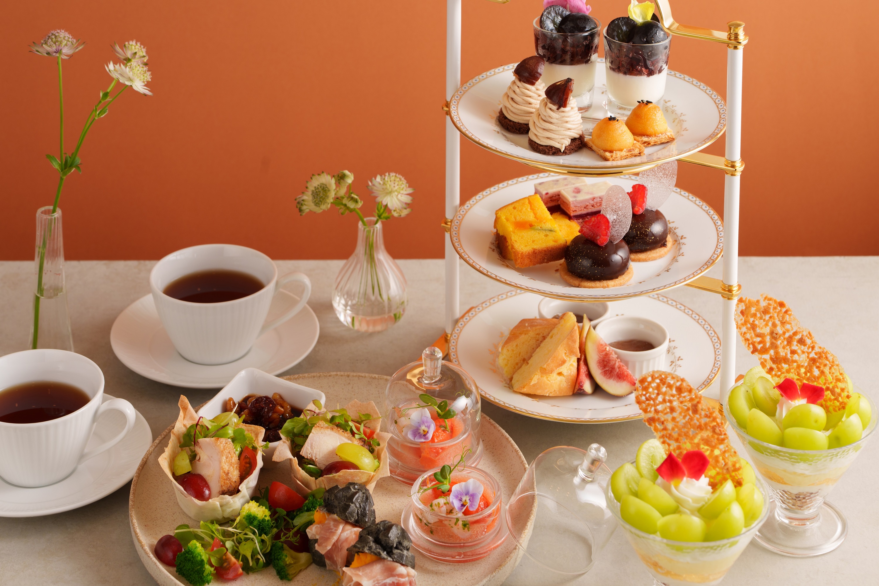 【9/2(火)～10/31(金)】初秋を味わう　ぶどう狩りアフタヌーンティーセット【仙台ロイヤルパークホテル】