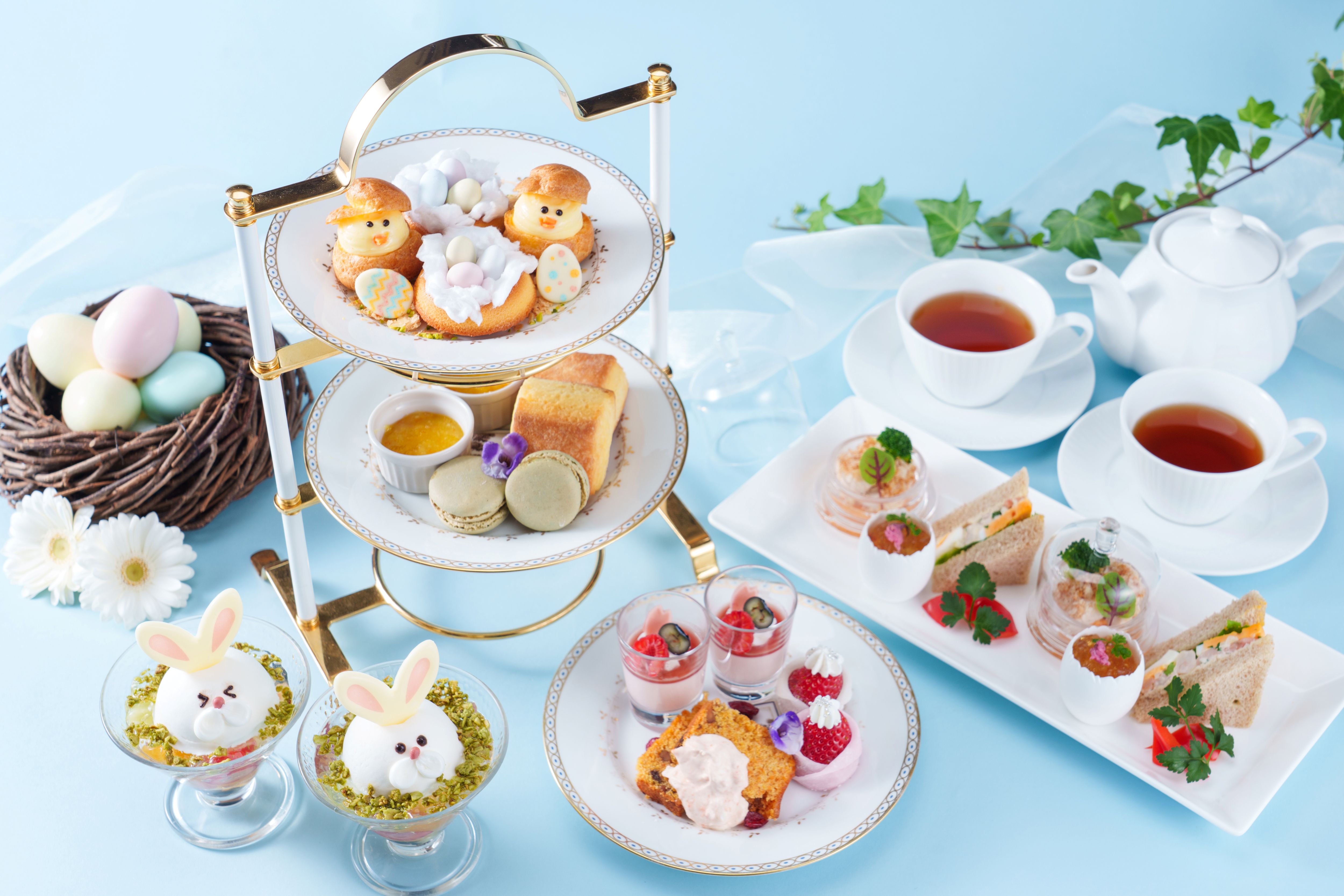 【3/2(月)～5/1(金)】イースターアフタヌーンティーセット～ Celebration of spring～【仙台ロイヤルパークホテル】